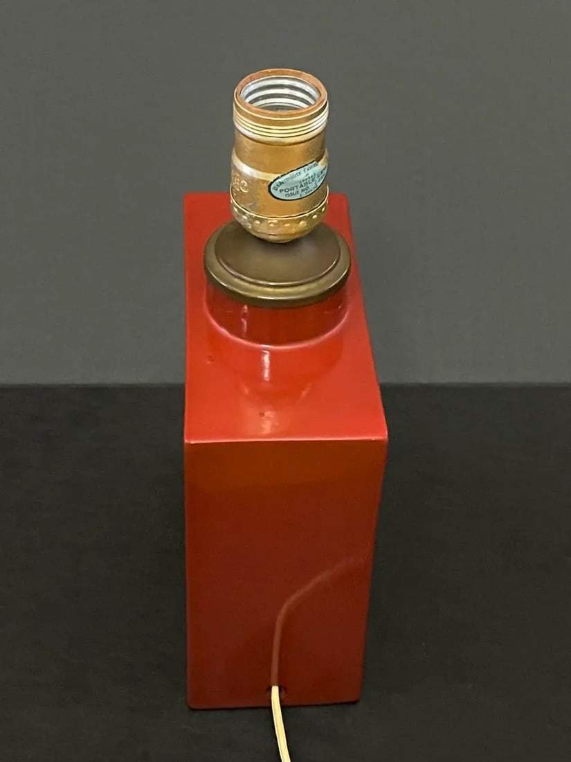 Gio Ponti for Richard Ginori Ceramic Vase Table Lamp Italy, 1950s - 7