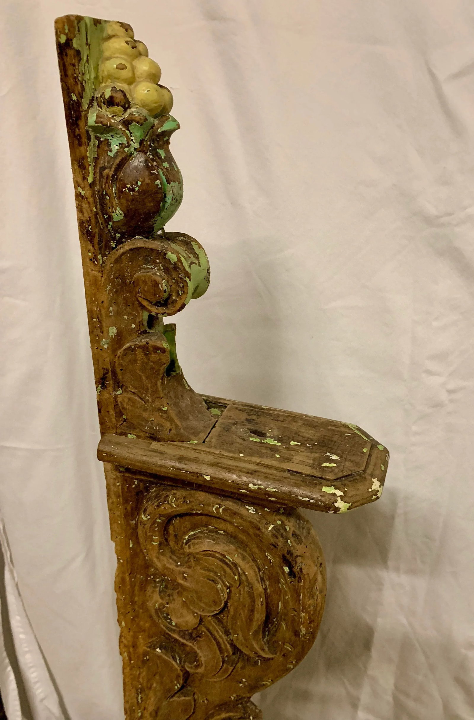 Mid 19th Century French Carved Wooden Architectural Brackets | Corbels - a Pair - 10