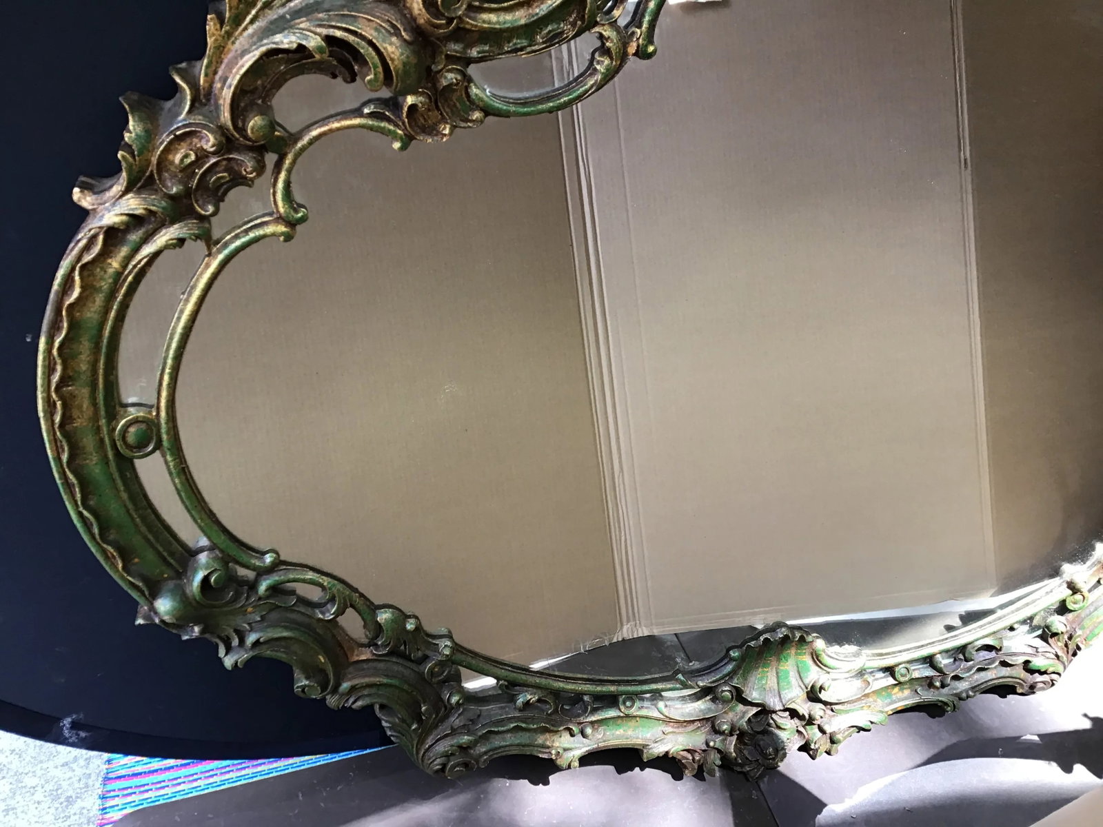 Mid 20th Century Rococo French Gold Wall Mirror - 4