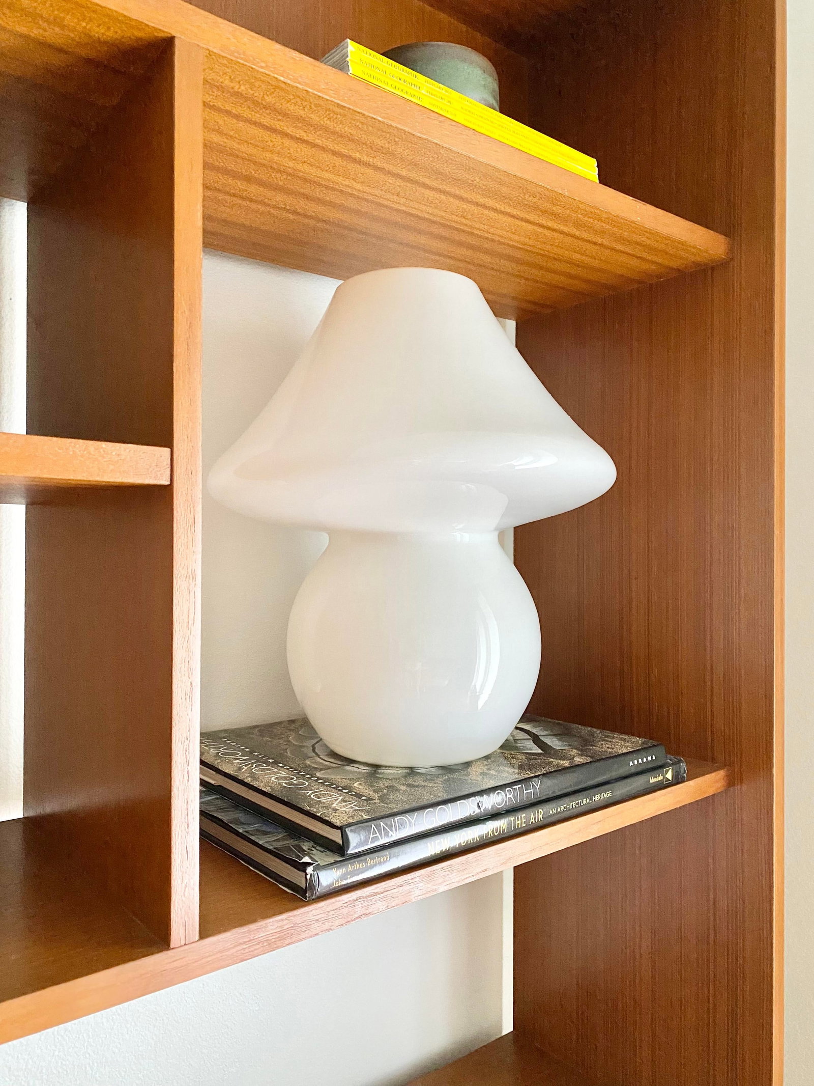 XL Murano Glass Italian Mushroom Desk Lamp - 3