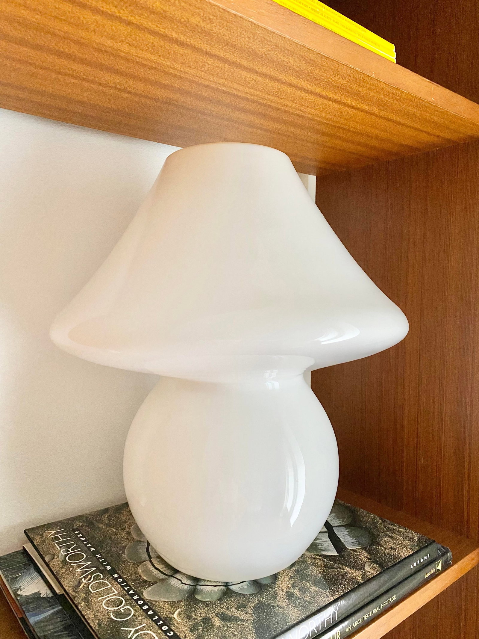XL Murano Glass Italian Mushroom Desk Lamp - 6