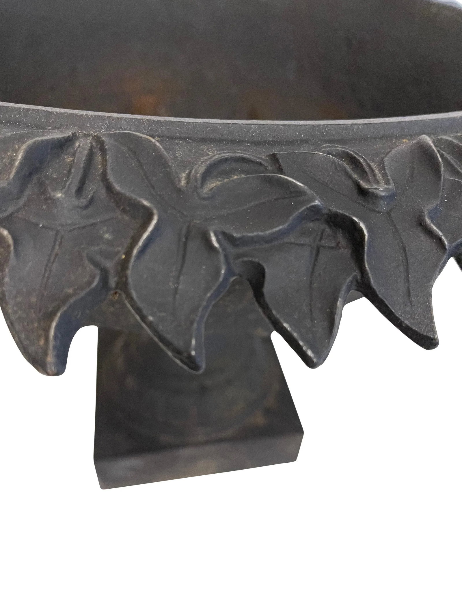 Late 19th Century Victorian Black Cast Iron Jardiniere - 6