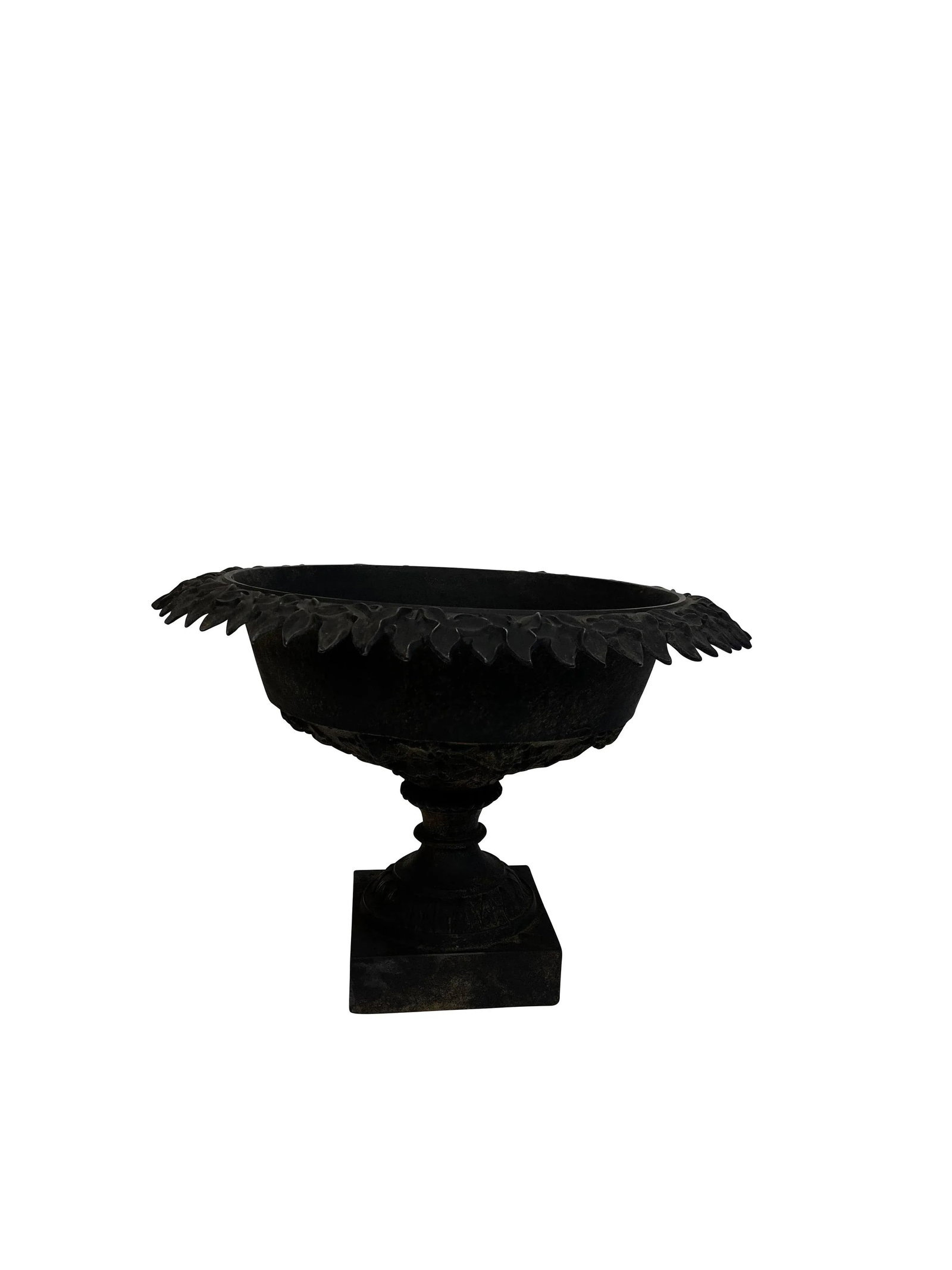 Late 19th Century Victorian Black Cast Iron Jardiniere - 8
