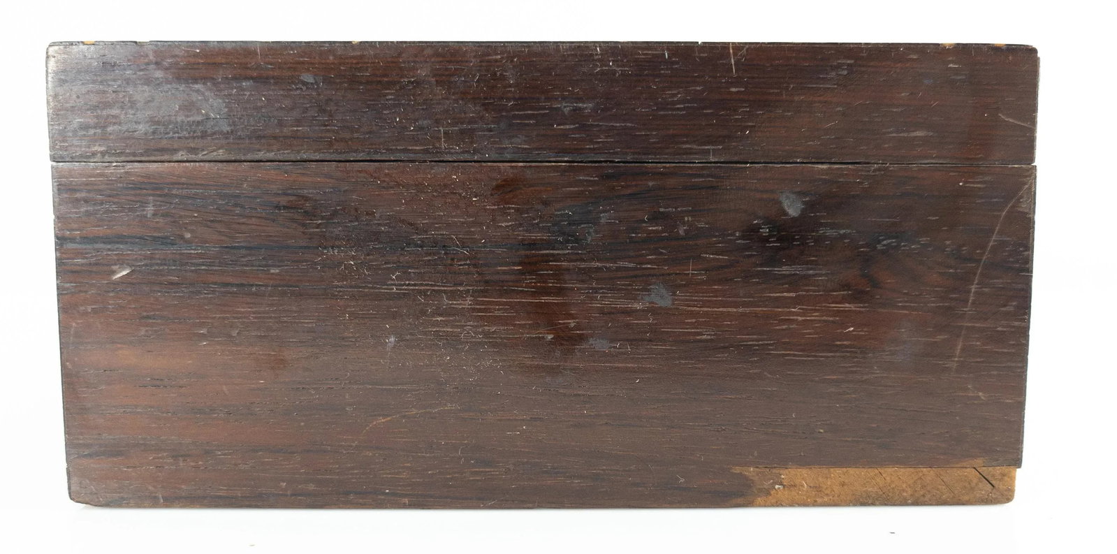 Antique Americana Folk Art Rosewood Writing Box - 4