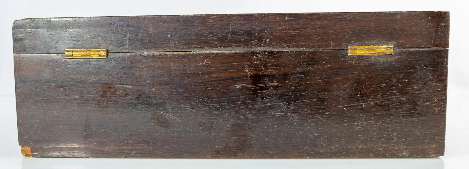 Antique Americana Folk Art Rosewood Writing Box - 5