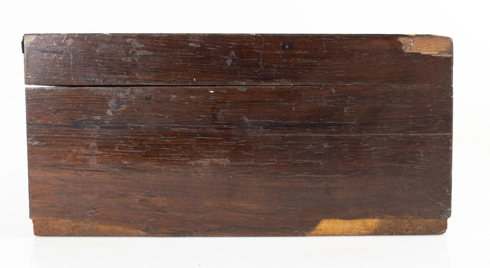 Antique Americana Folk Art Rosewood Writing Box - 6
