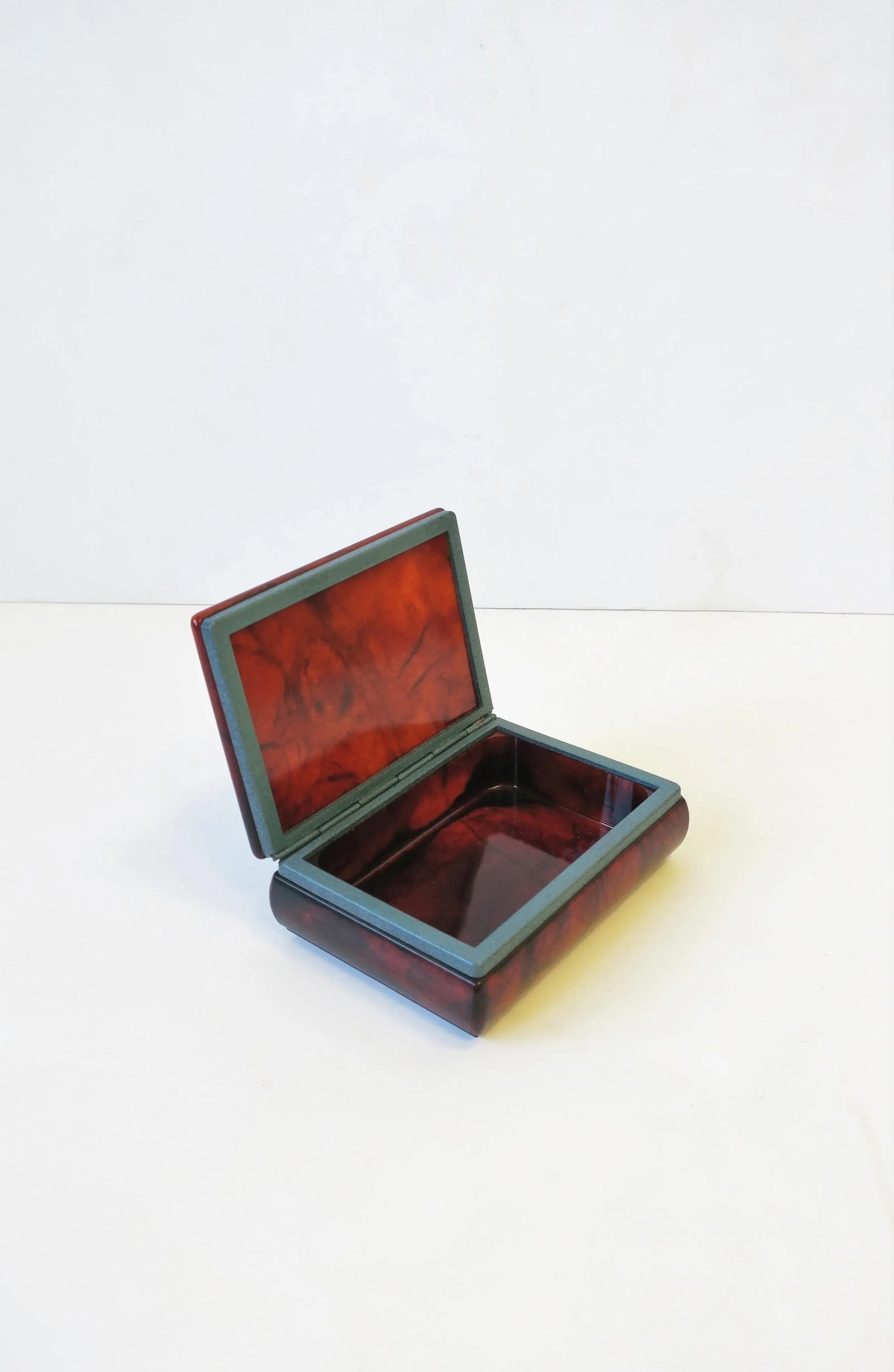 Italian Alabaster Marble Jewelry Box - 10