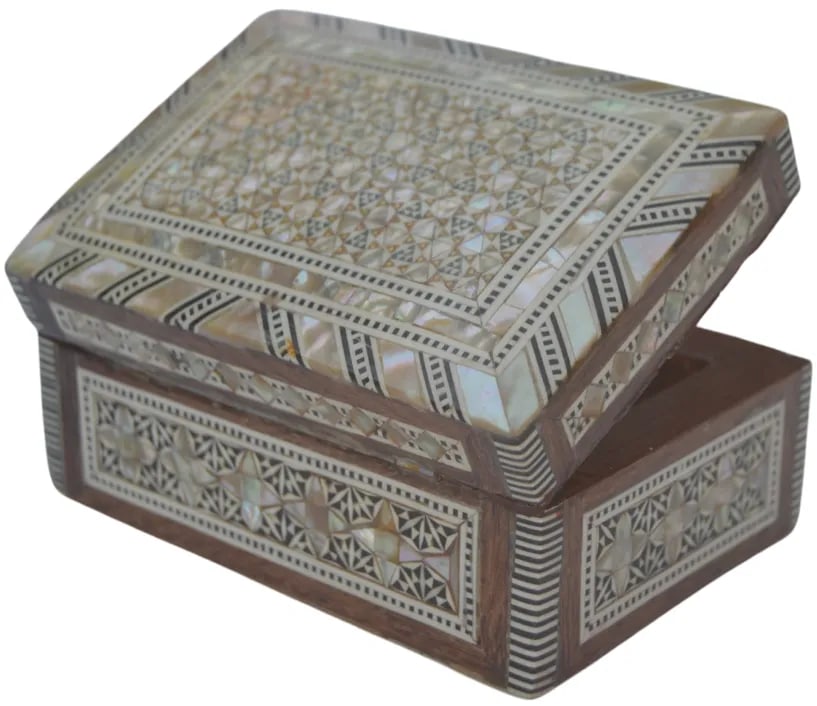 Mid 20th Century Mother-Of-Pearl Inlaid Moorish Box - 2