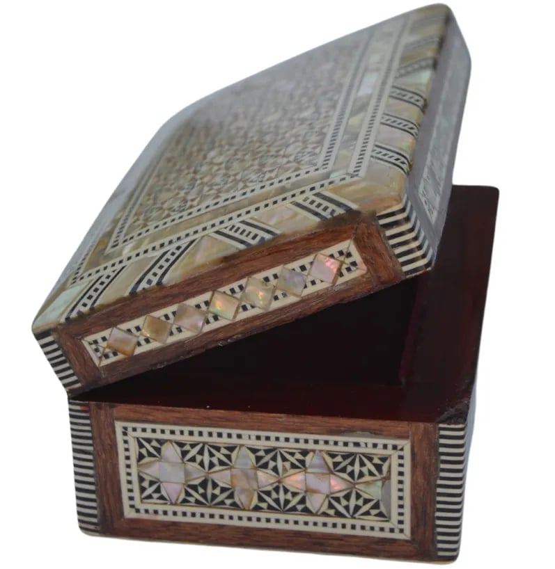 Mid 20th Century Mother-Of-Pearl Inlaid Moorish Box - 6
