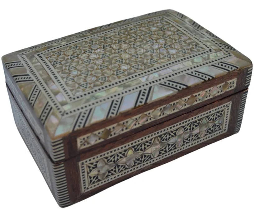 Mid 20th Century Mother-Of-Pearl Inlaid Moorish Box - 7