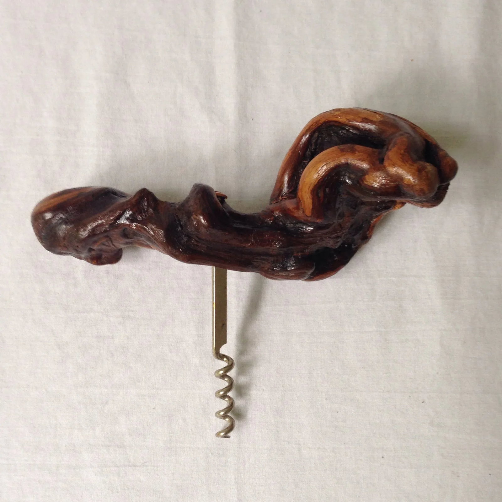 French Grape Wood Corkscrew - 3