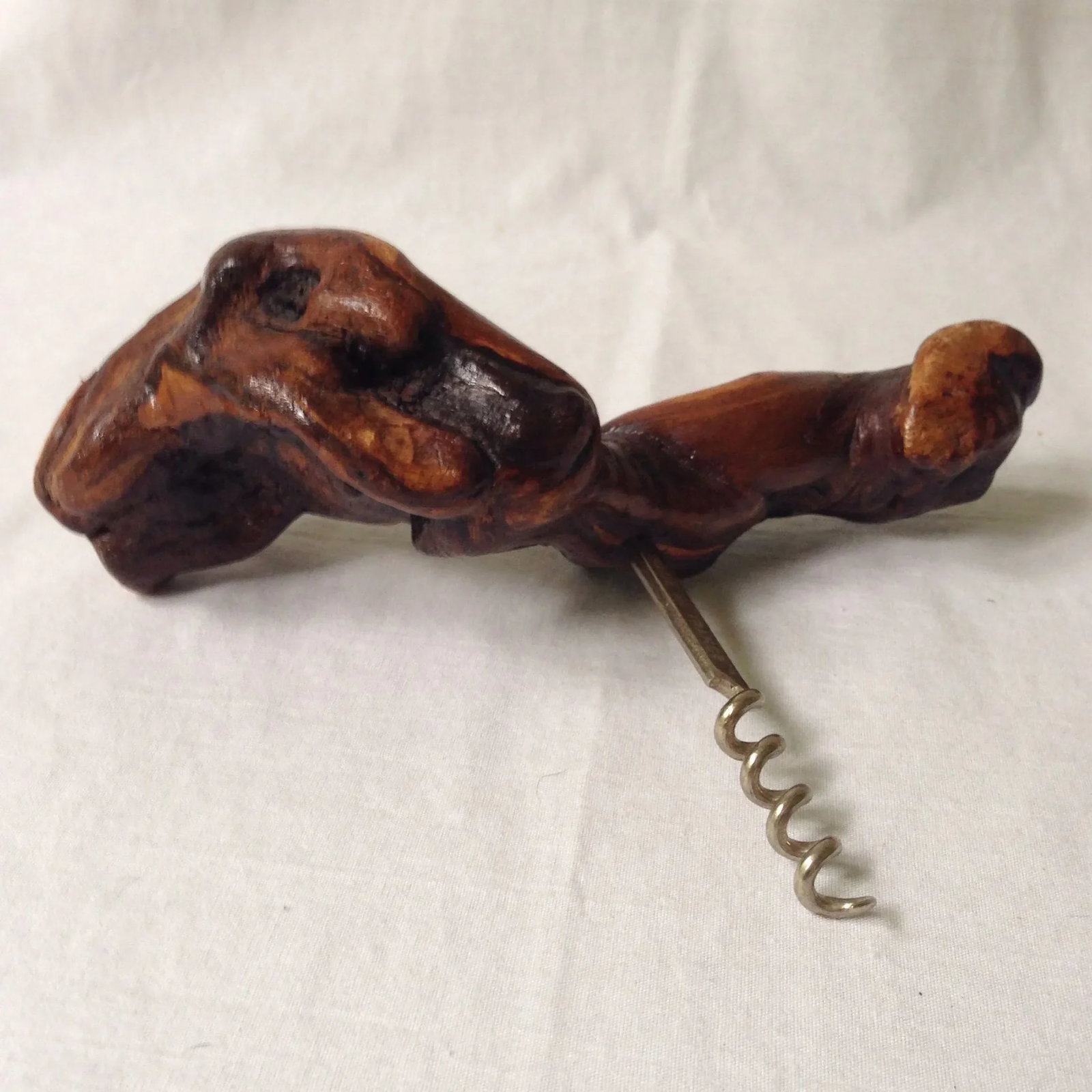 French Grape Wood Corkscrew - 4