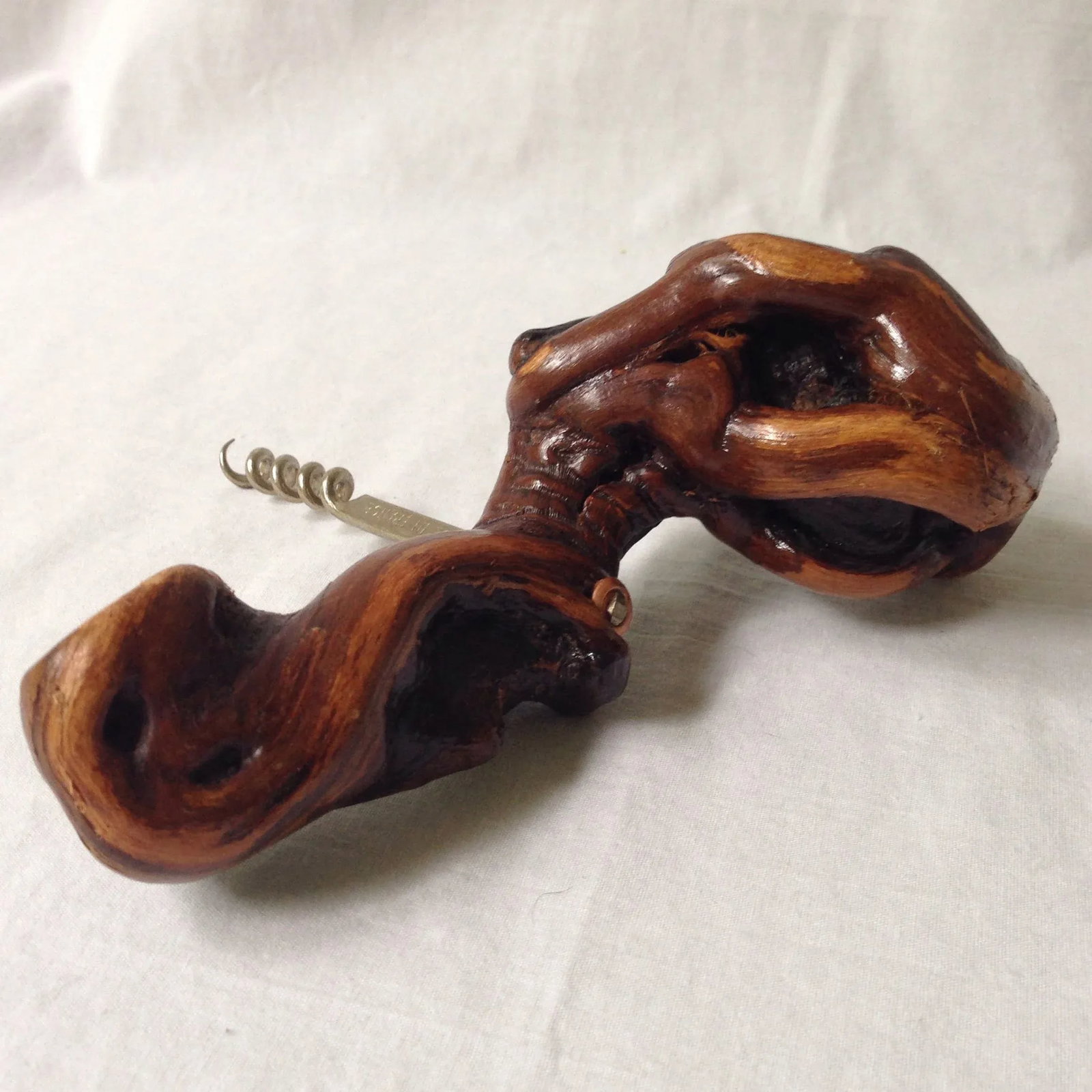 French Grape Wood Corkscrew - 5
