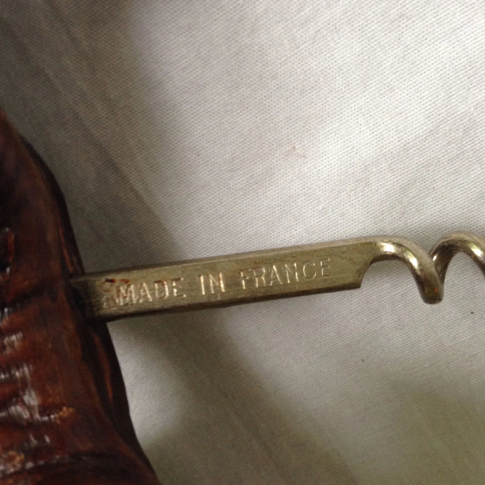 French Grape Wood Corkscrew - 6