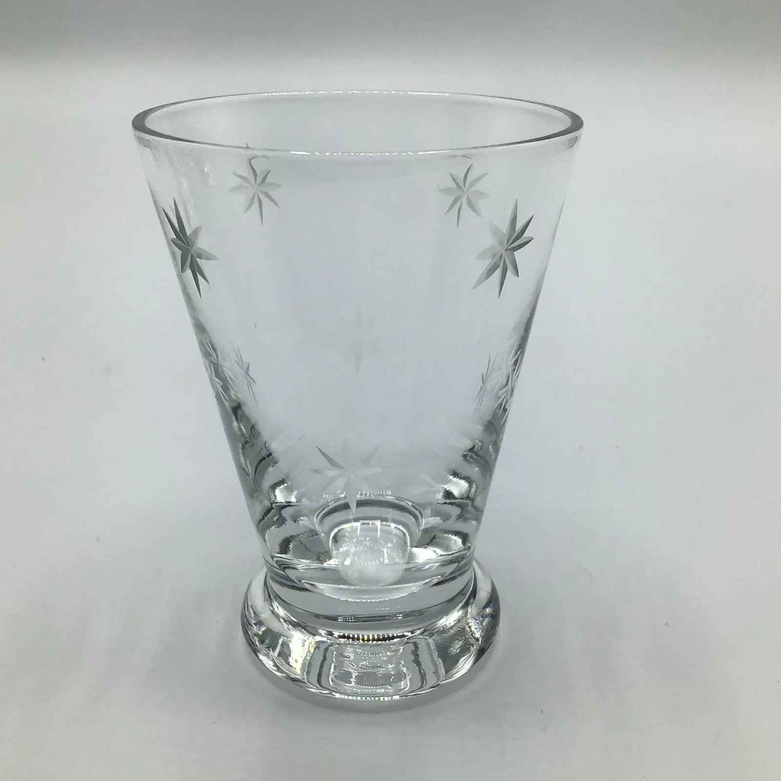 Vintage 70's Atomic Etched Cocktail Glasses-Set of 6 - 2