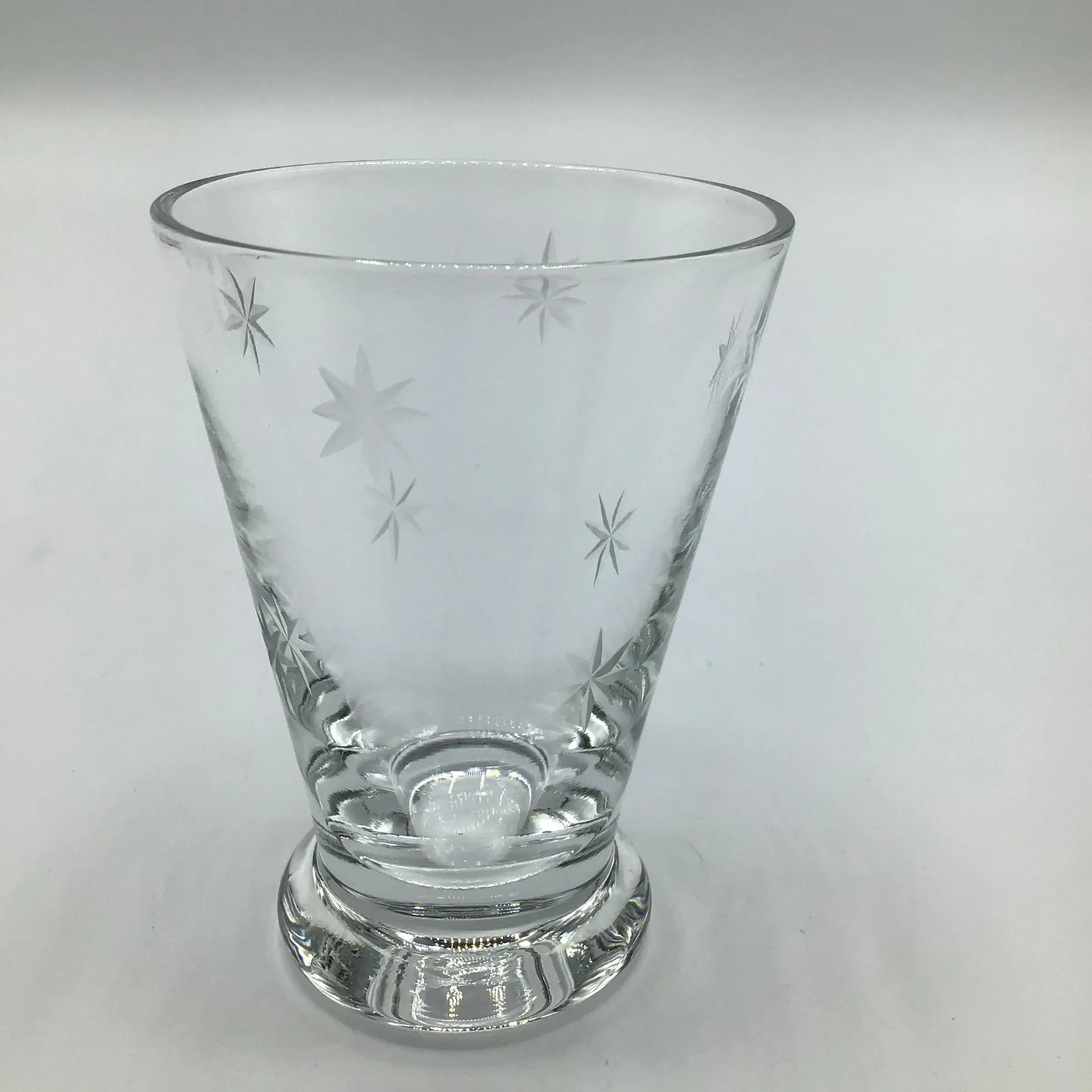 Vintage 70's Atomic Etched Cocktail Glasses-Set of 6 - 3