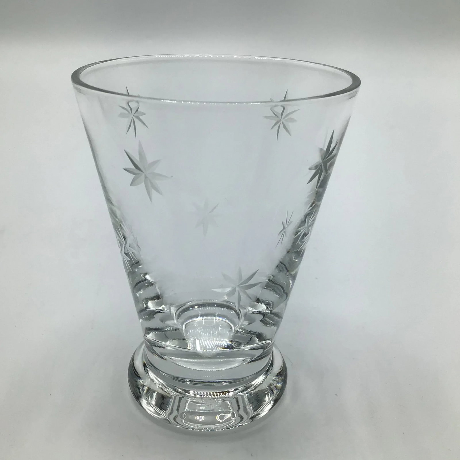 Vintage 70's Atomic Etched Cocktail Glasses-Set of 6 - 4