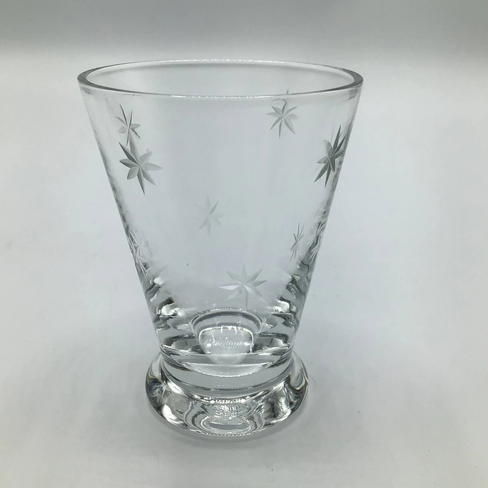 Vintage 70's Atomic Etched Cocktail Glasses-Set of 6 - 5