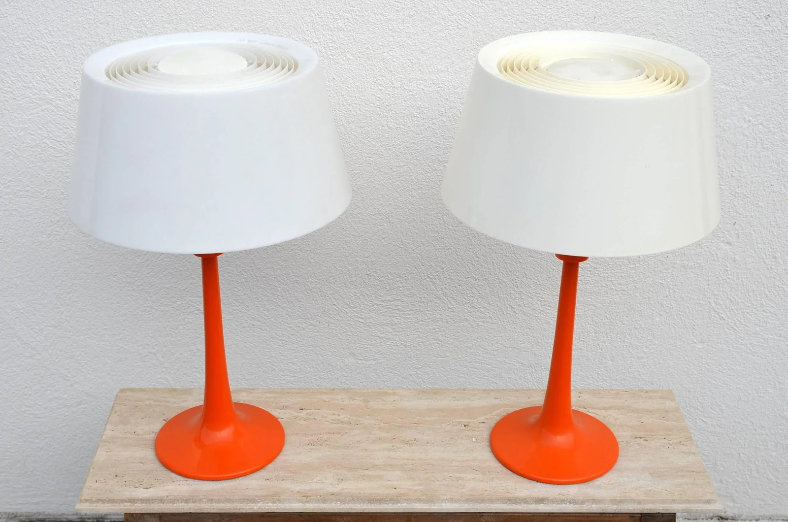 Vintage Lumilon Table Lamps by Gerald Thurston for Lightolier - A Pair - 2