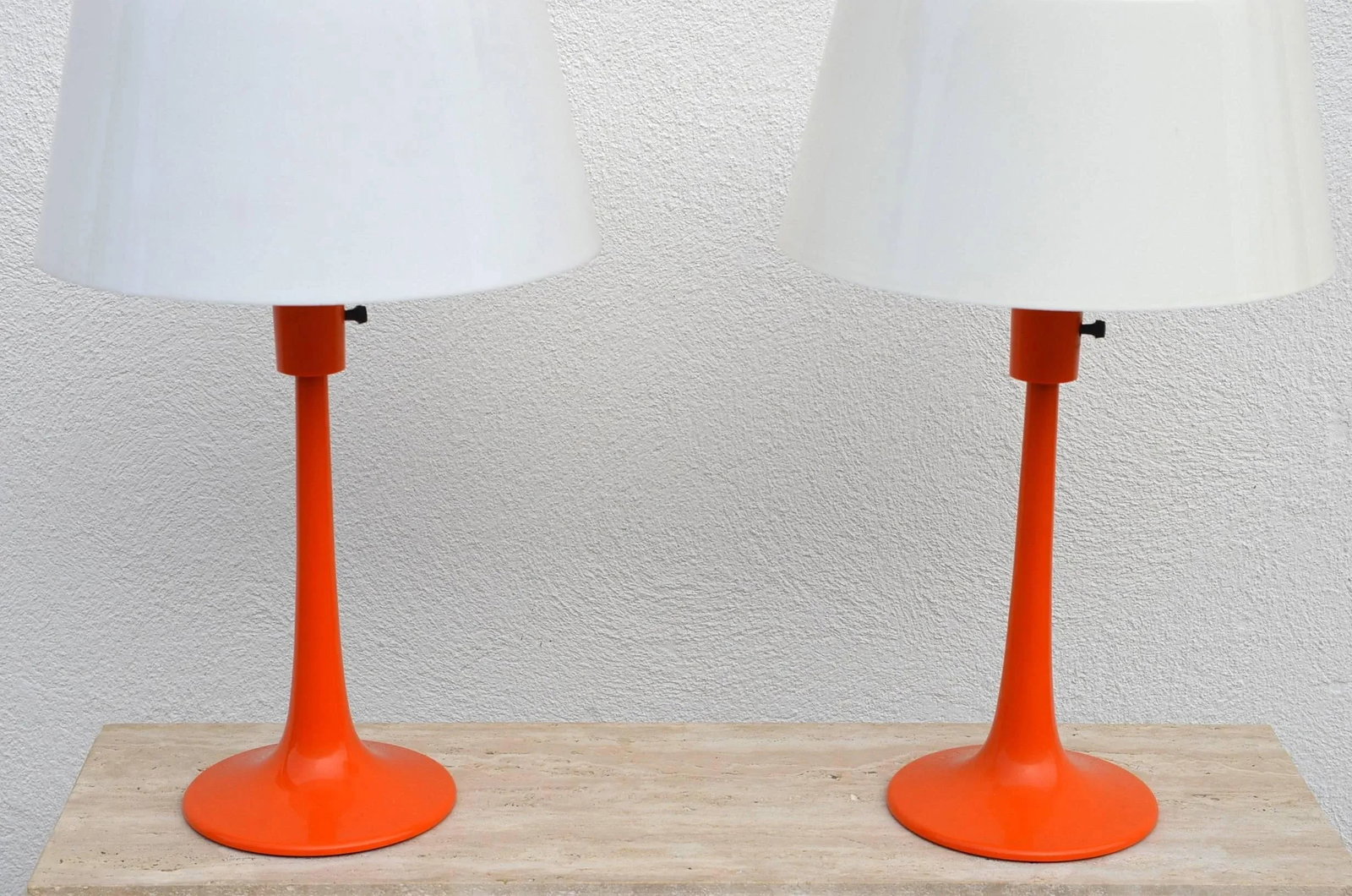 Vintage Lumilon Table Lamps by Gerald Thurston for Lightolier - A Pair - 3