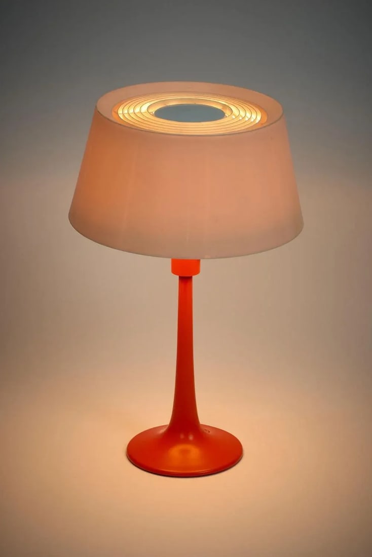 Vintage Lumilon Table Lamps by Gerald Thurston for Lightolier - A Pair - 4