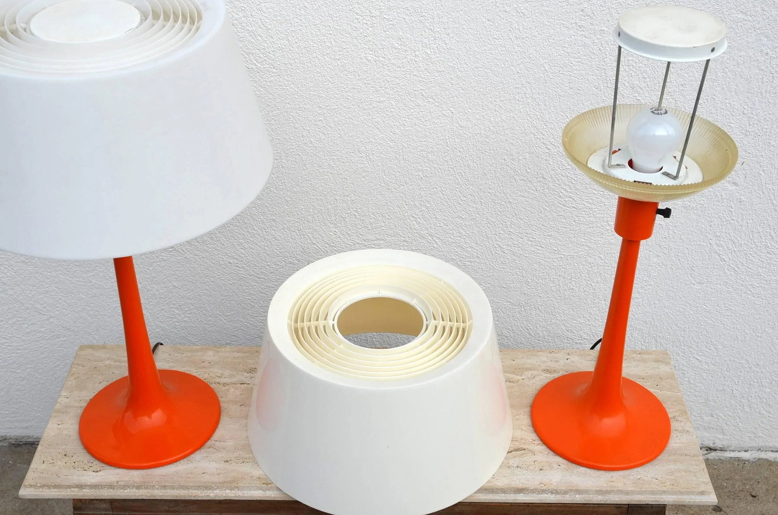 Vintage Lumilon Table Lamps by Gerald Thurston for Lightolier - A Pair - 5