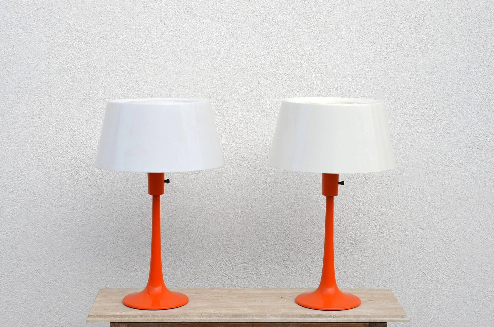 Vintage Lumilon Table Lamps by Gerald Thurston for Lightolier - A Pair - 9