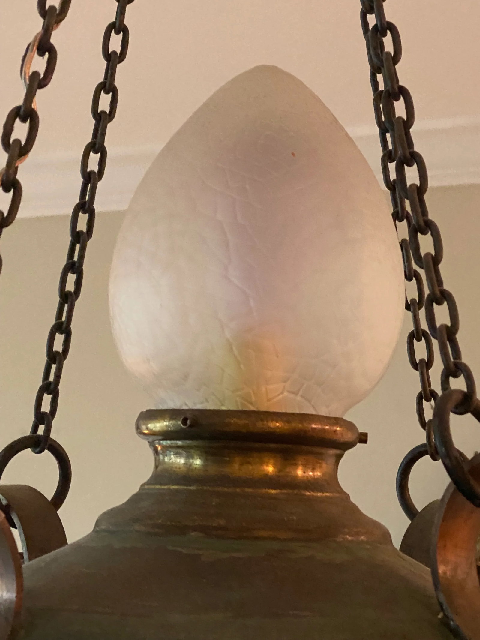 Early 20th Century Neoclassic Pendant Light Fixture - 6