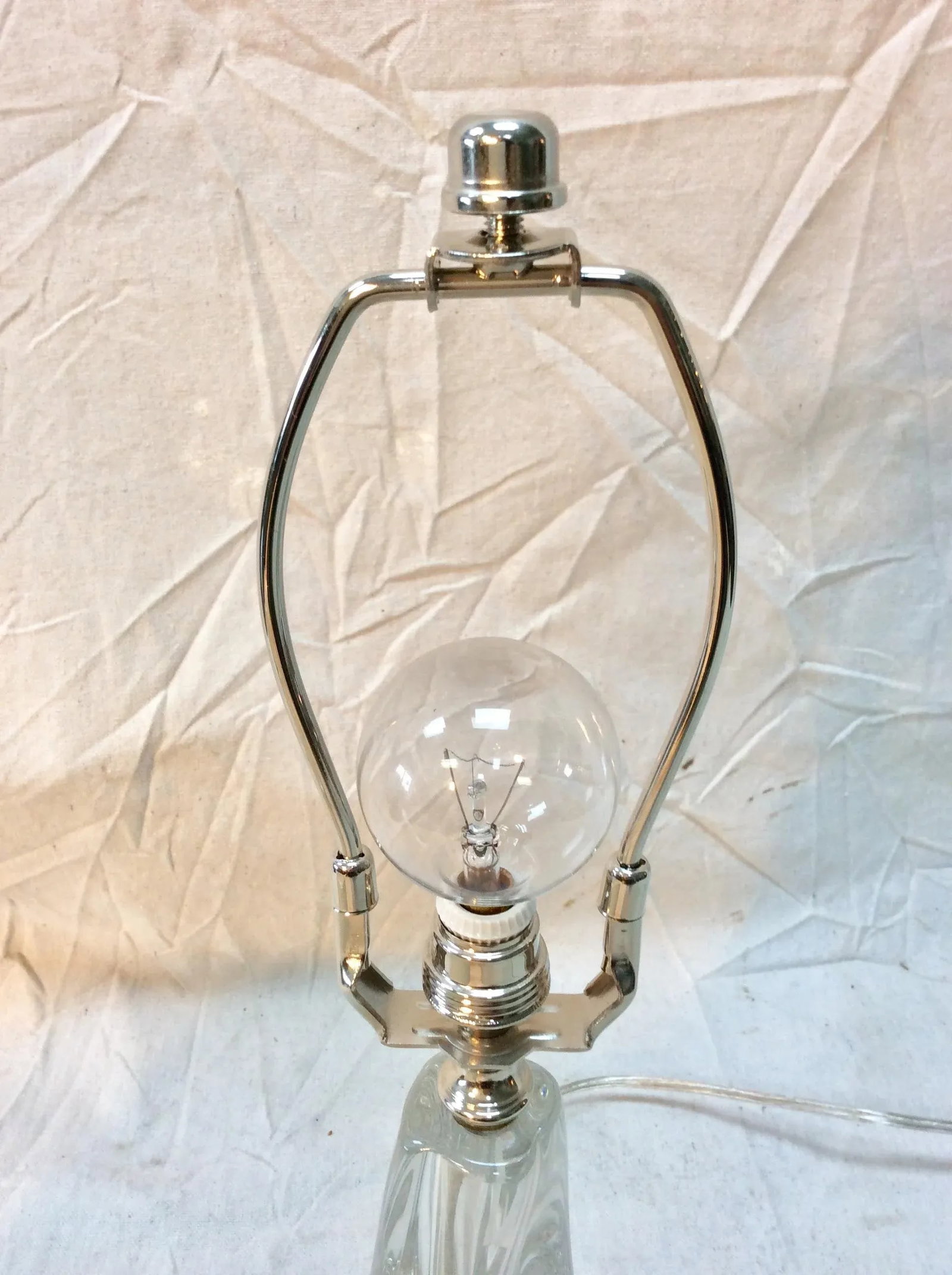 Mid 20th Century French Art Glass Table Lamp - 10