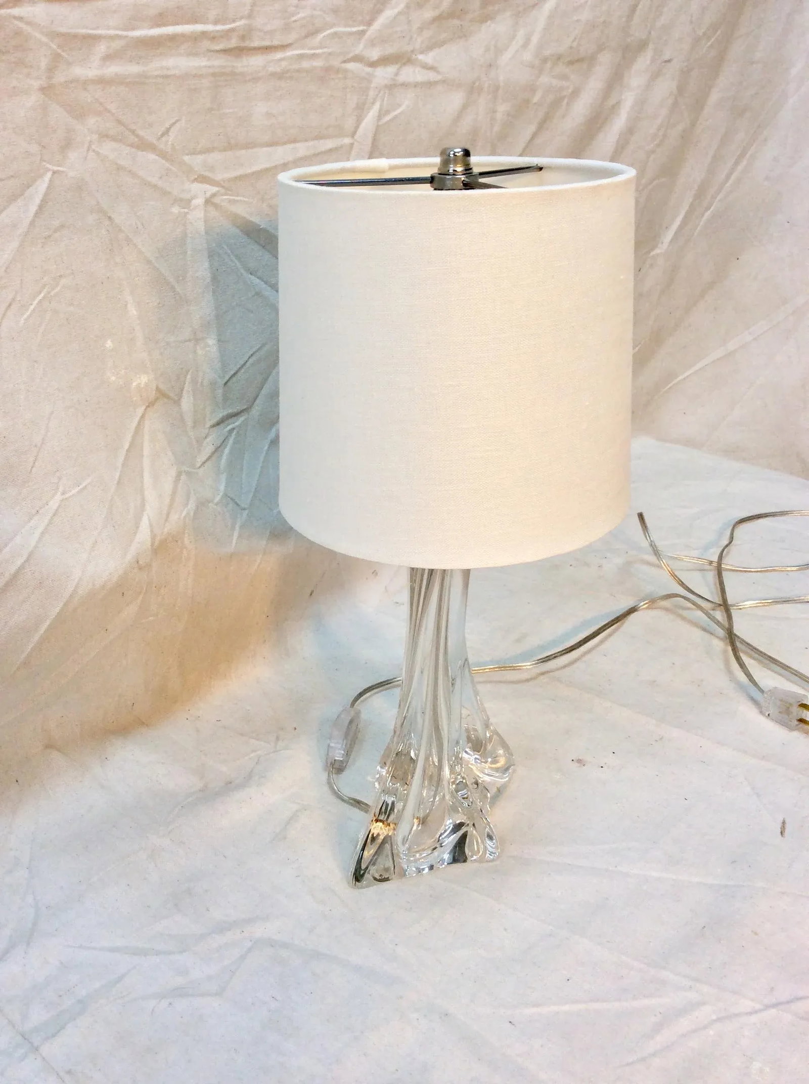 Mid 20th Century French Art Glass Table Lamp - 2