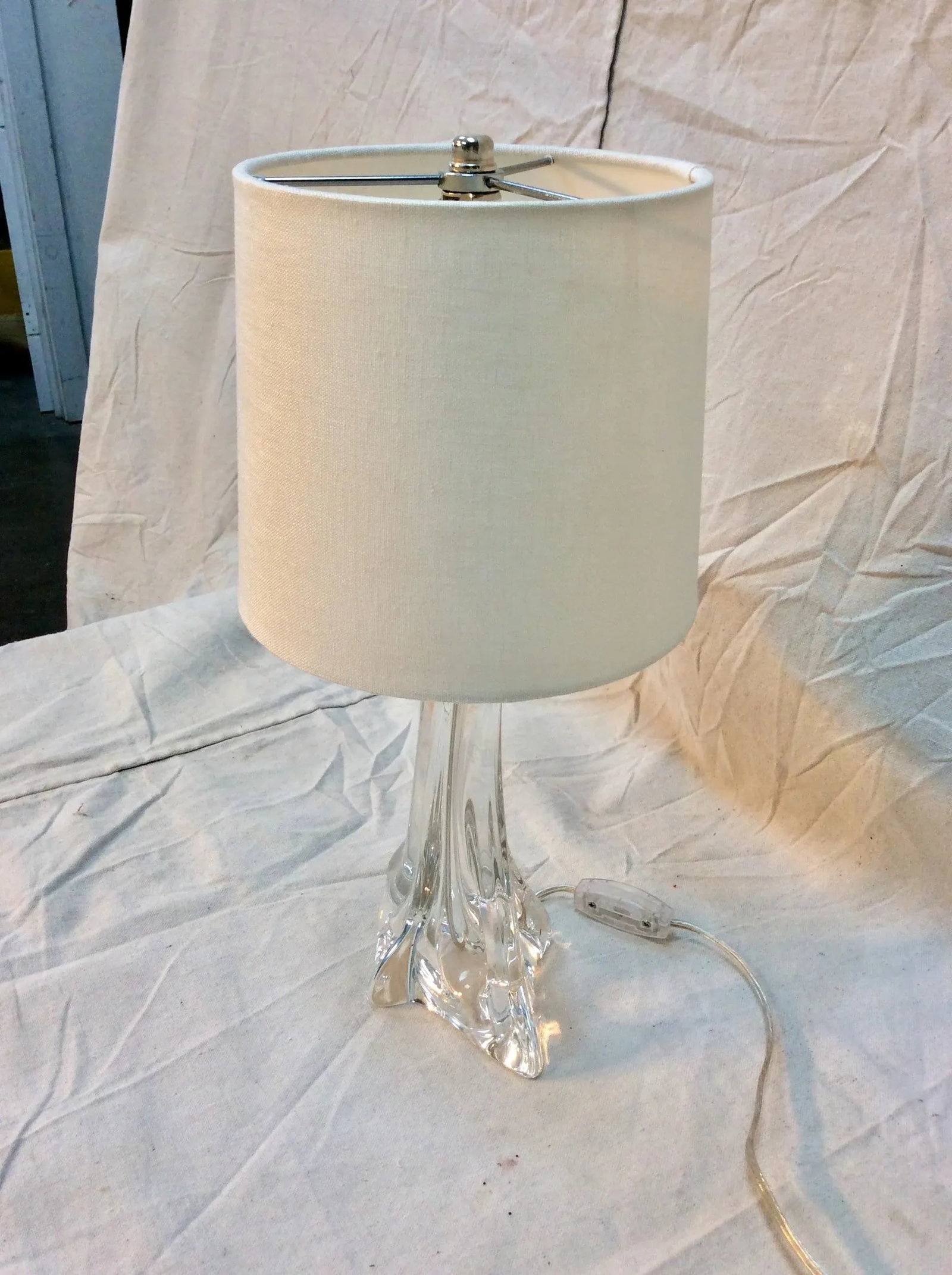 Mid 20th Century French Art Glass Table Lamp - 3
