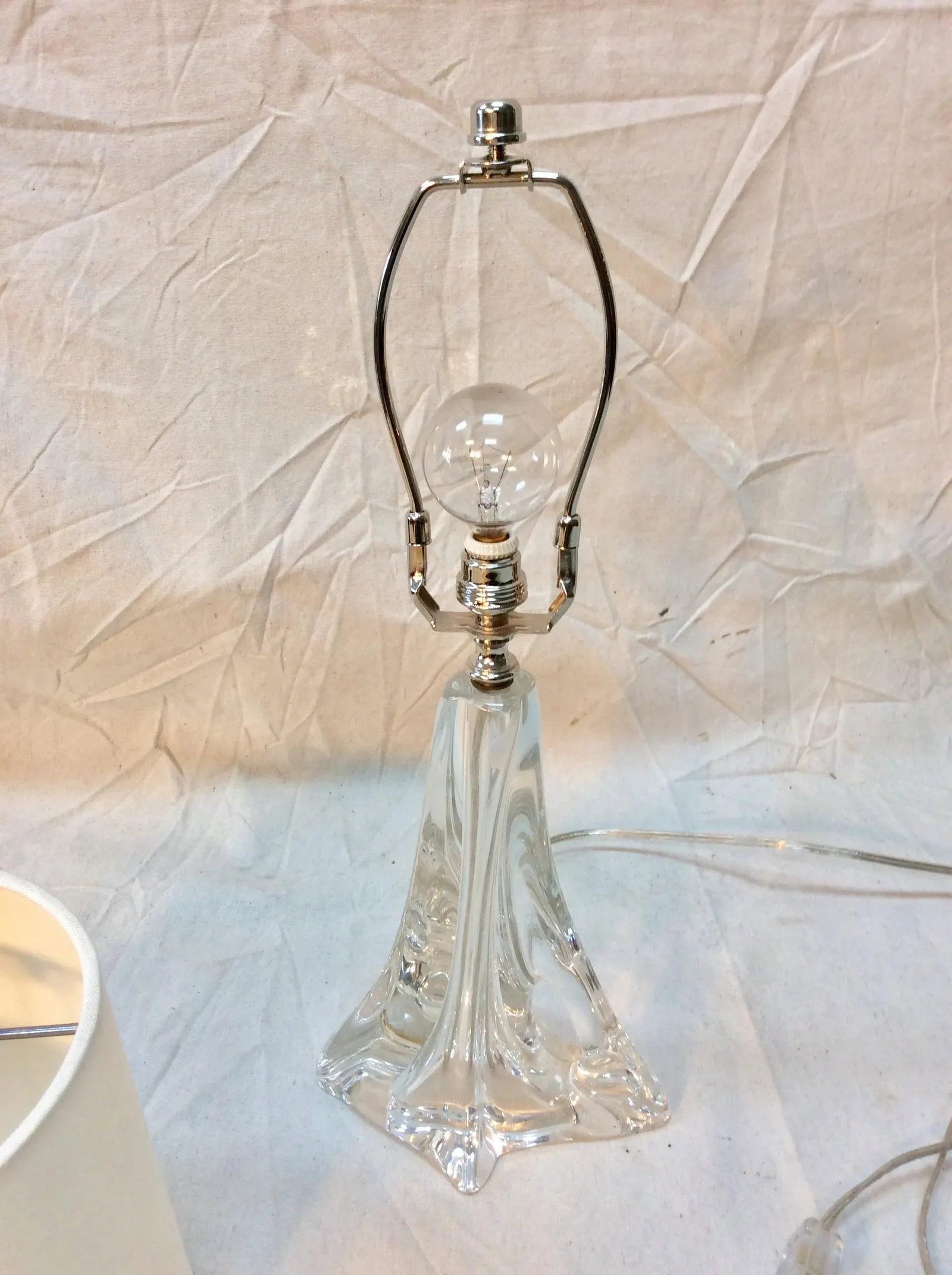 Mid 20th Century French Art Glass Table Lamp - 7