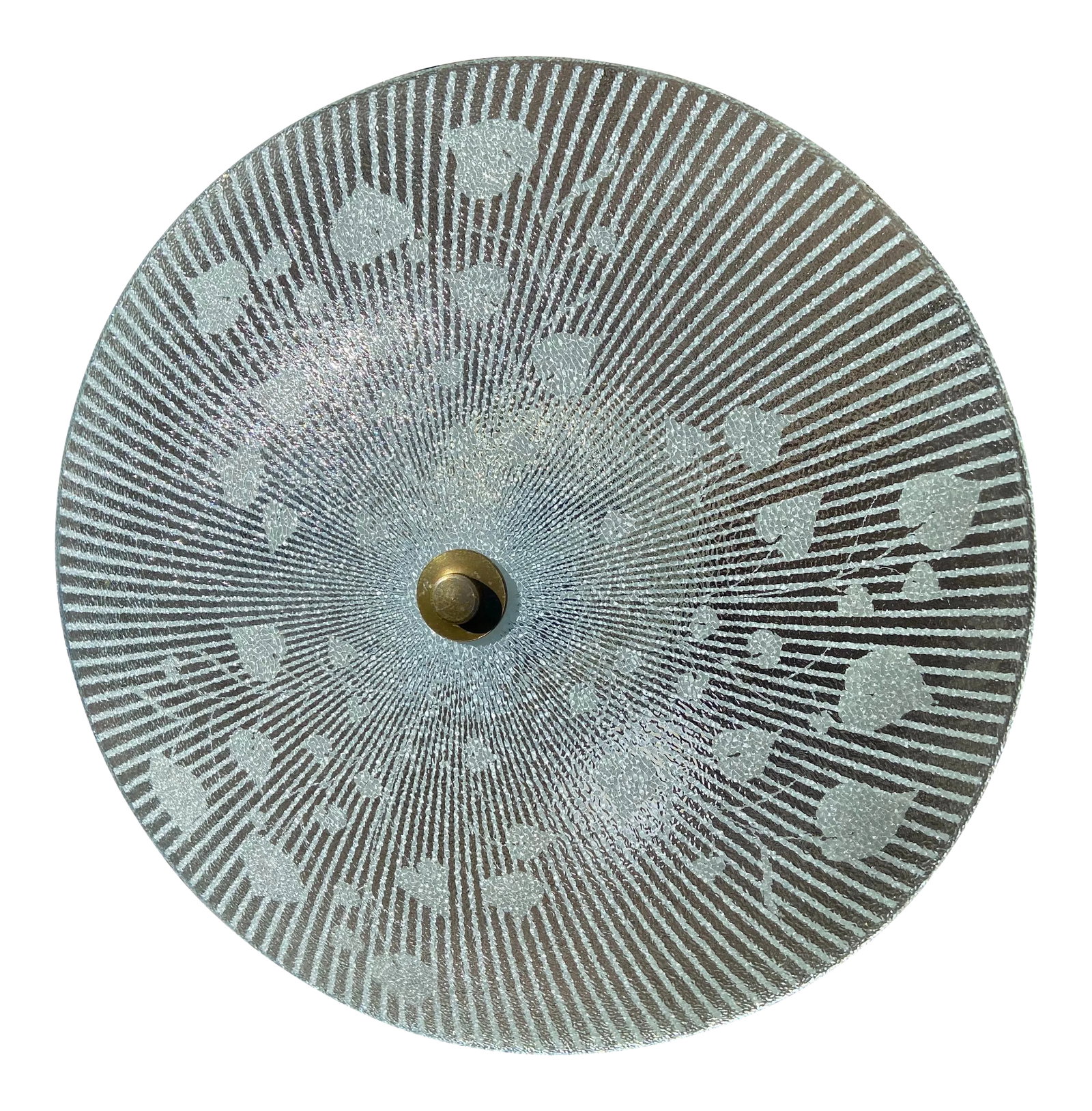 Mid 20th Century Frosted Glass Leaf Ceiling Light Shade (1 of 7)