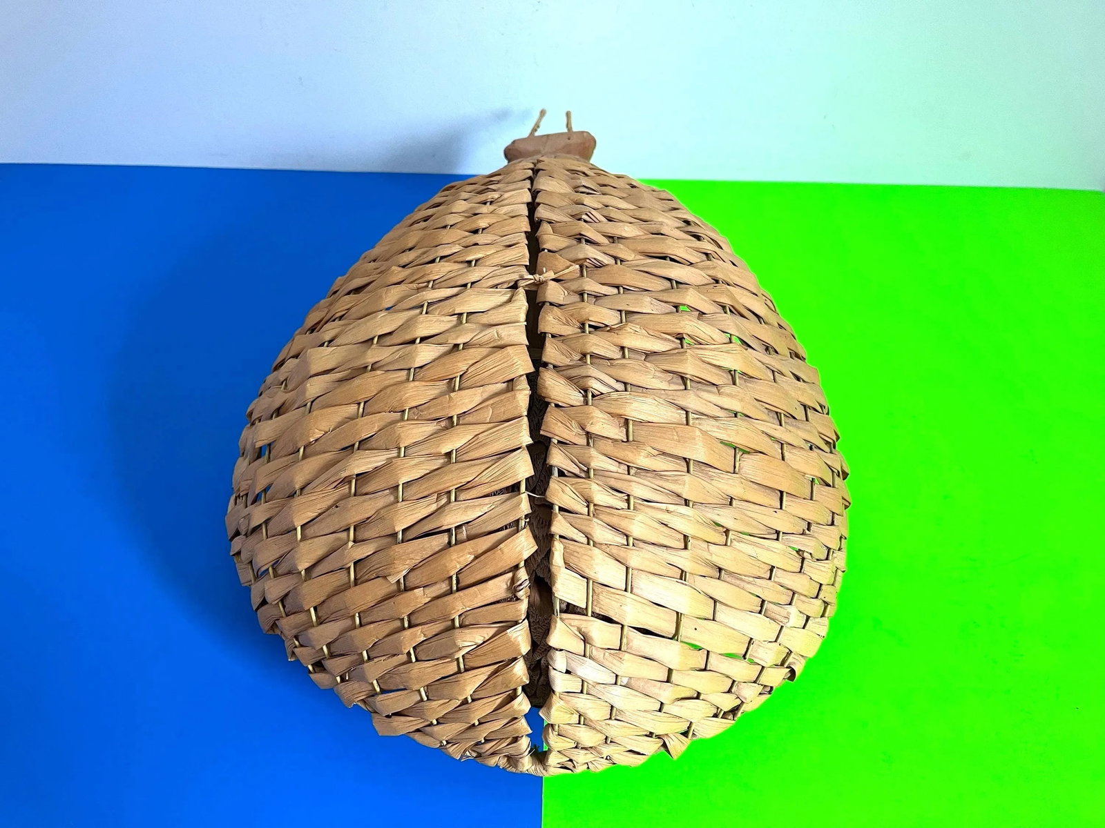 Giant 1970s Wicker Beetle - 12