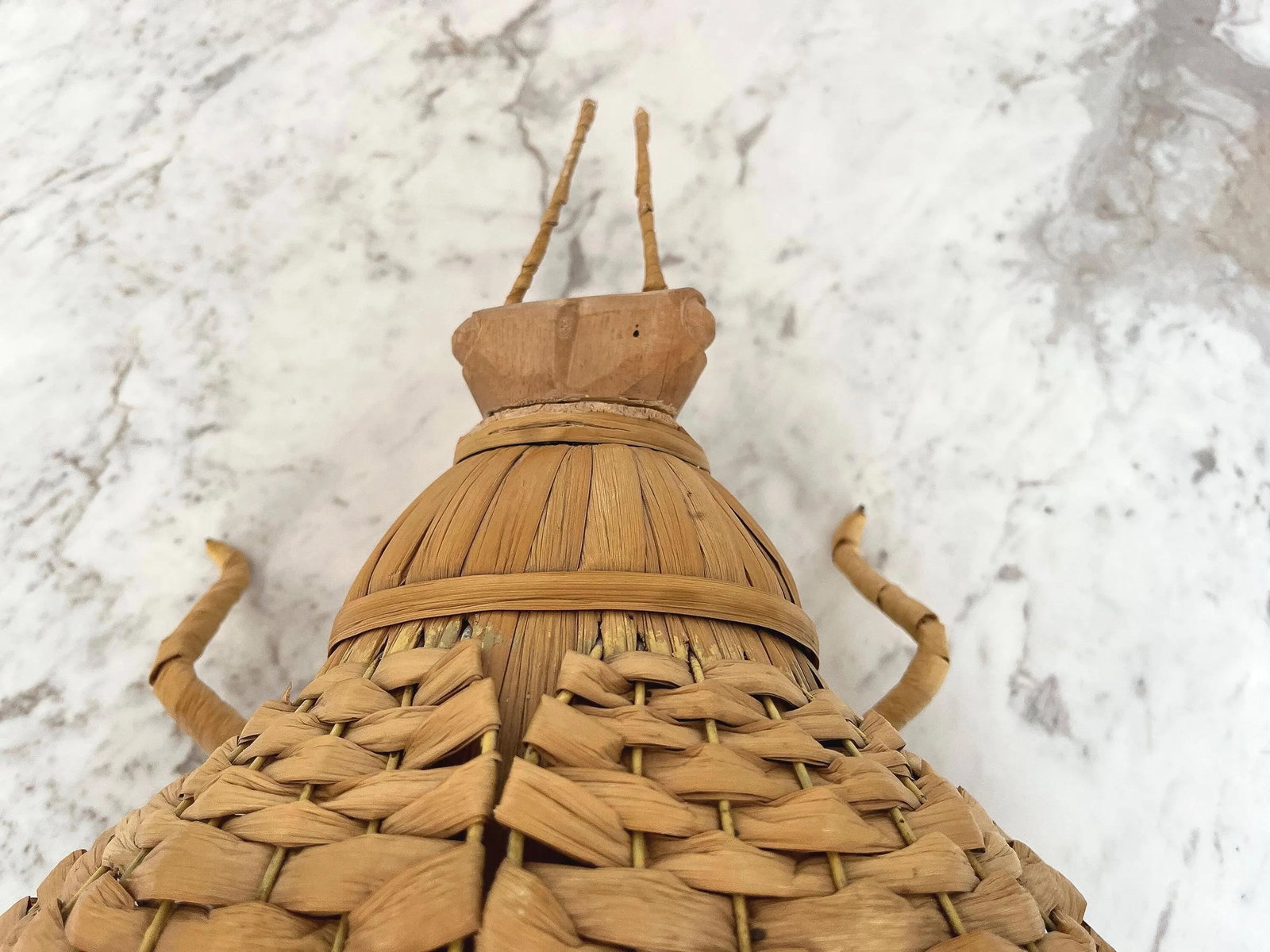 Giant 1970s Wicker Beetle - 2