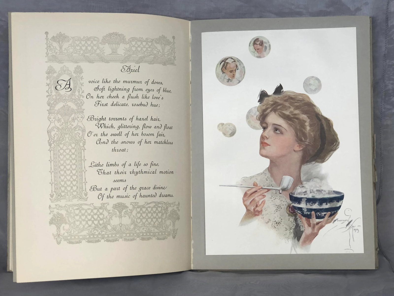 Antique Harrison Fisher Art Print Coffee Table Book - 10