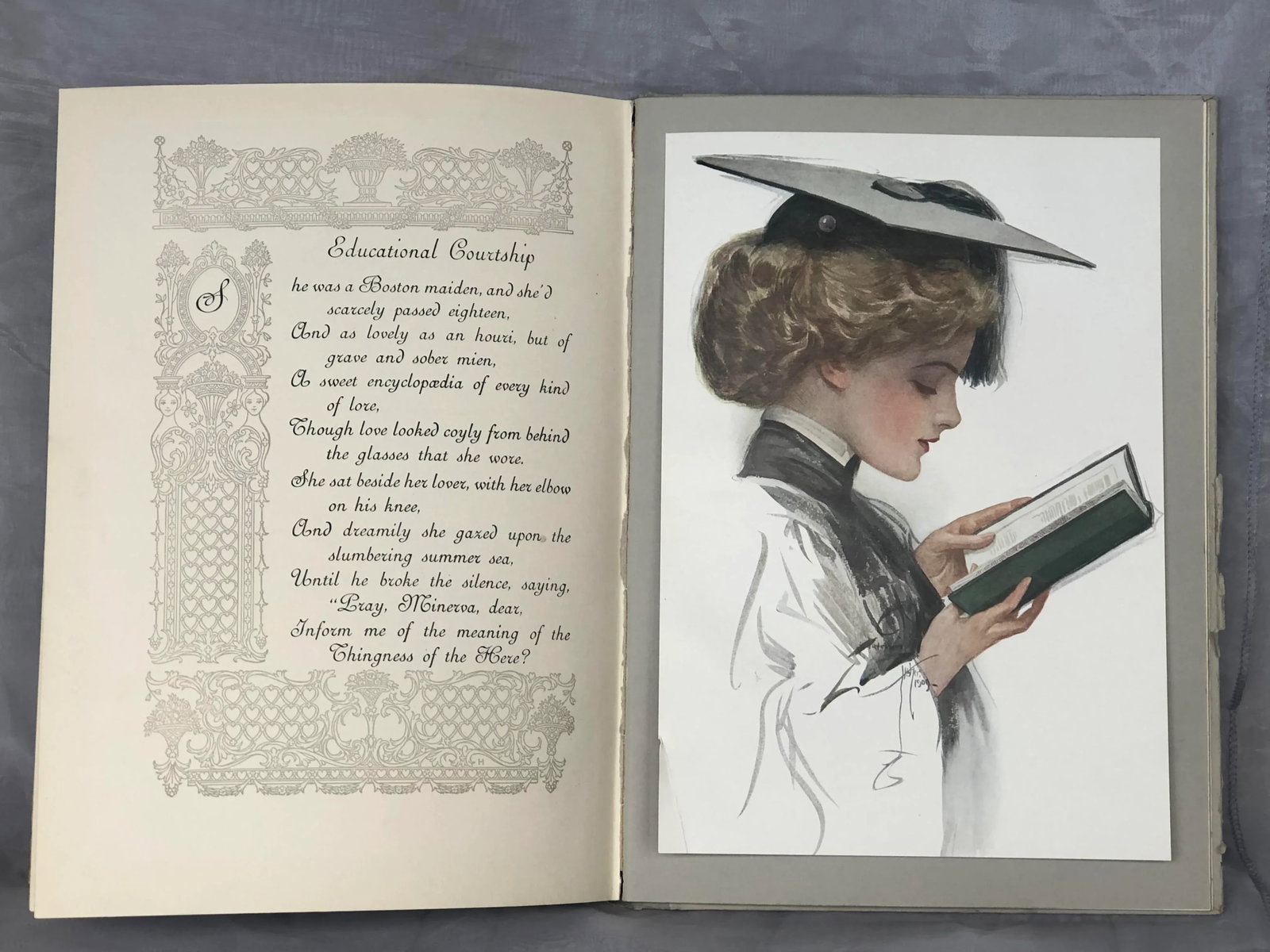 Antique Harrison Fisher Art Print Coffee Table Book - 11