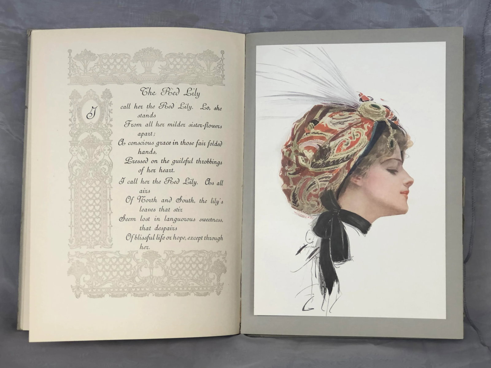 Antique Harrison Fisher Art Print Coffee Table Book - 7