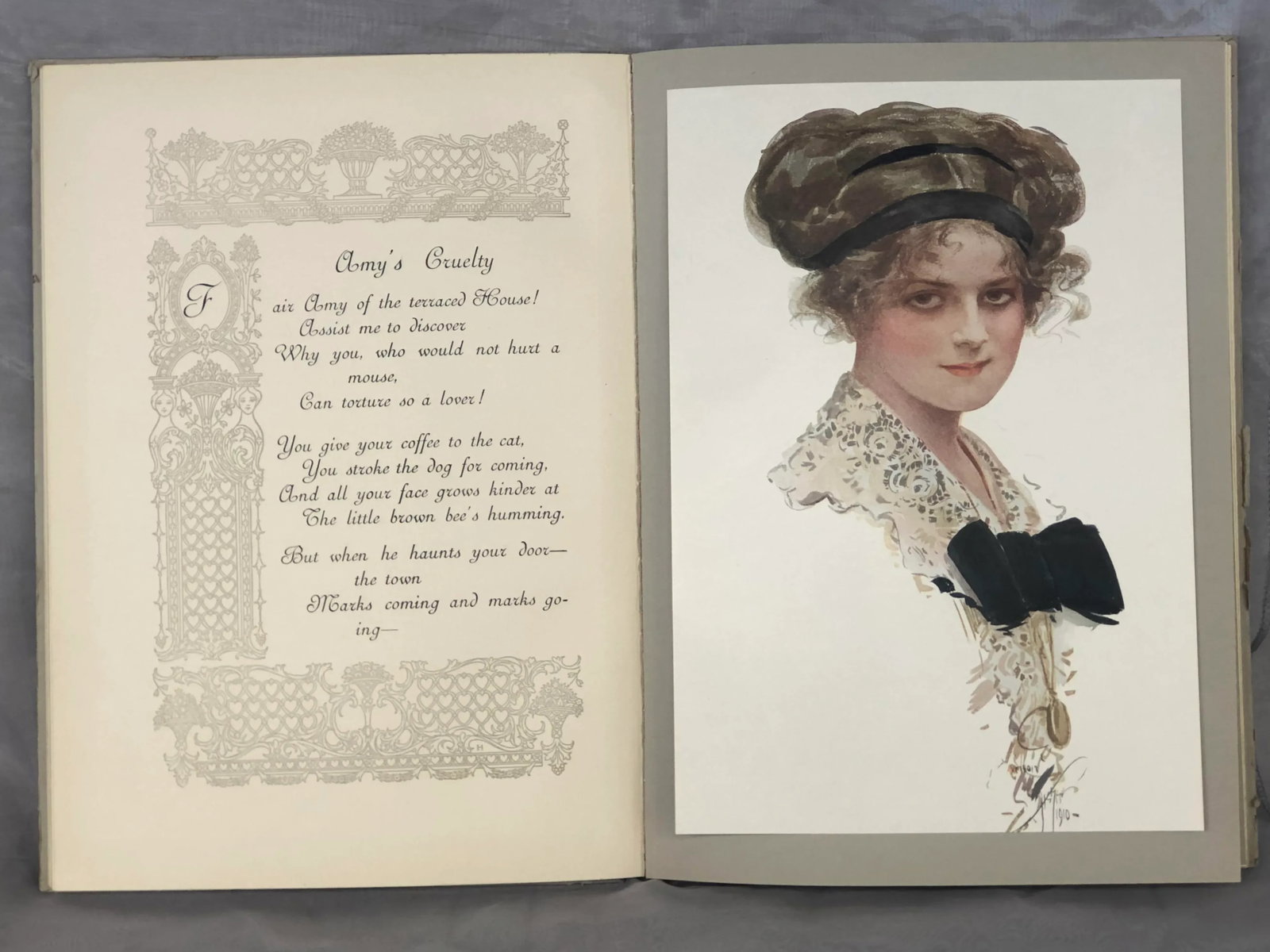 Antique Harrison Fisher Art Print Coffee Table Book - 8