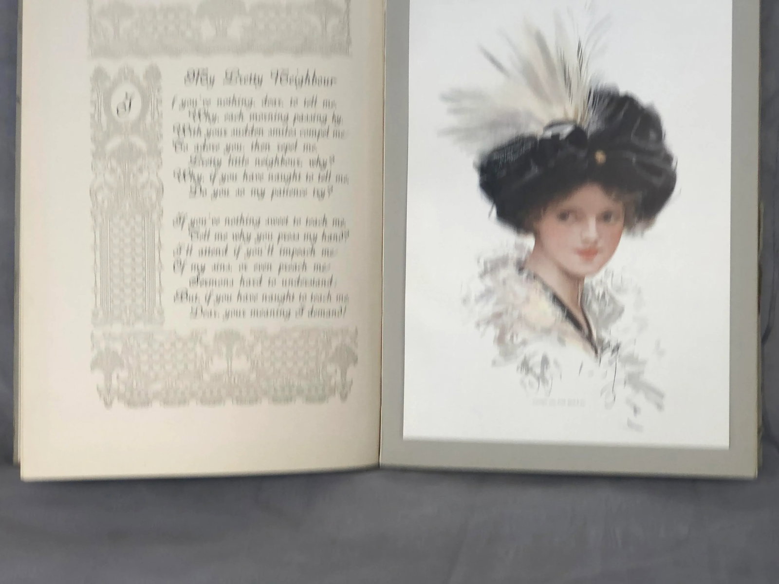 Antique Harrison Fisher Art Print Coffee Table Book - 9