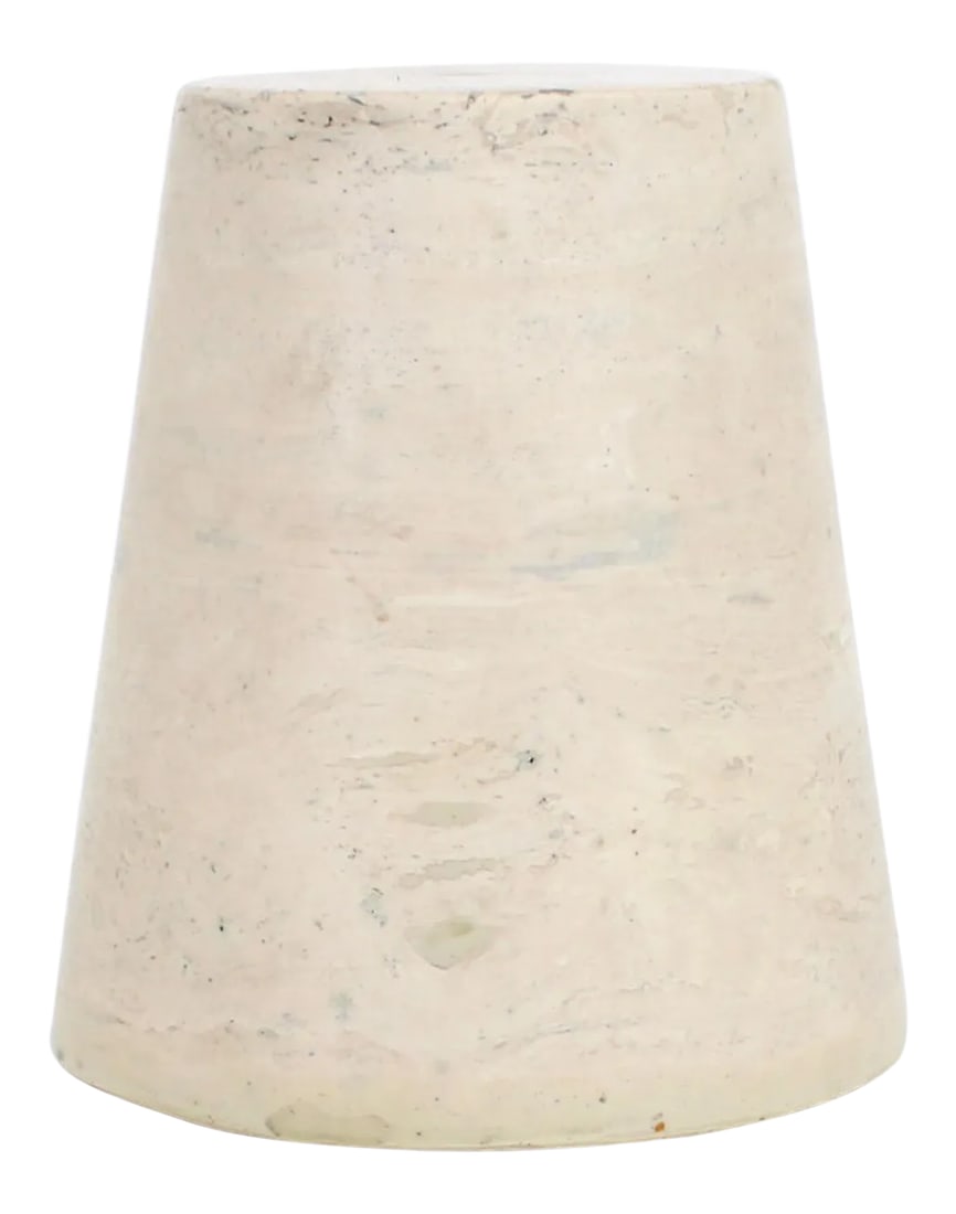 Italian Pale Cream Solid Architectural Marble Cone Form (1 of 10)