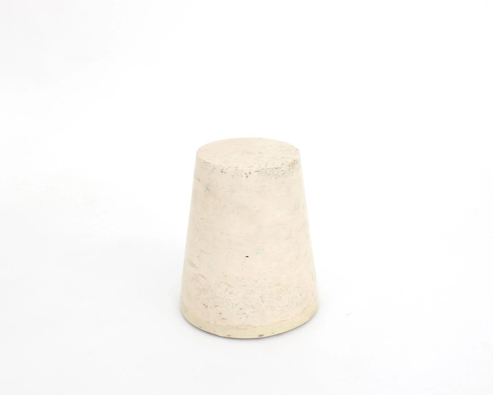 Italian Pale Cream Solid Architectural Marble Cone Form - 3