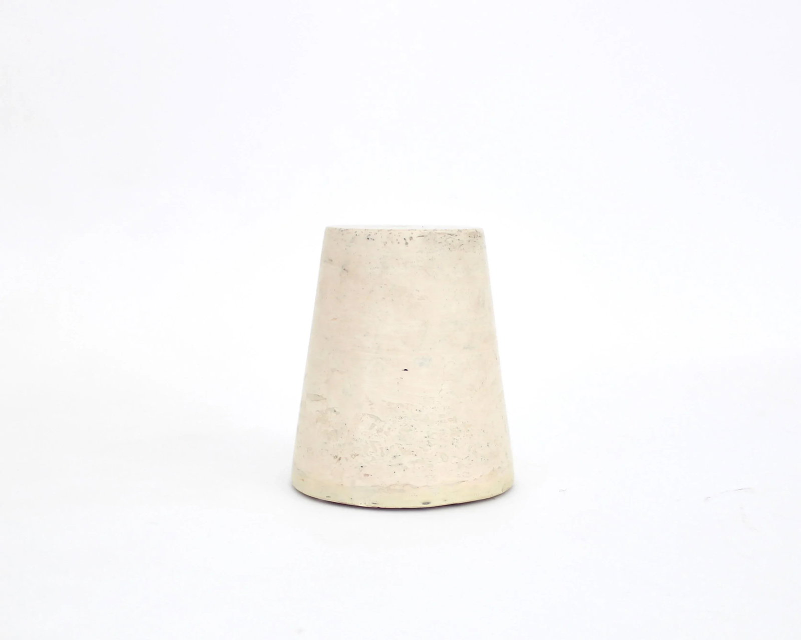 Italian Pale Cream Solid Architectural Marble Cone Form - 5