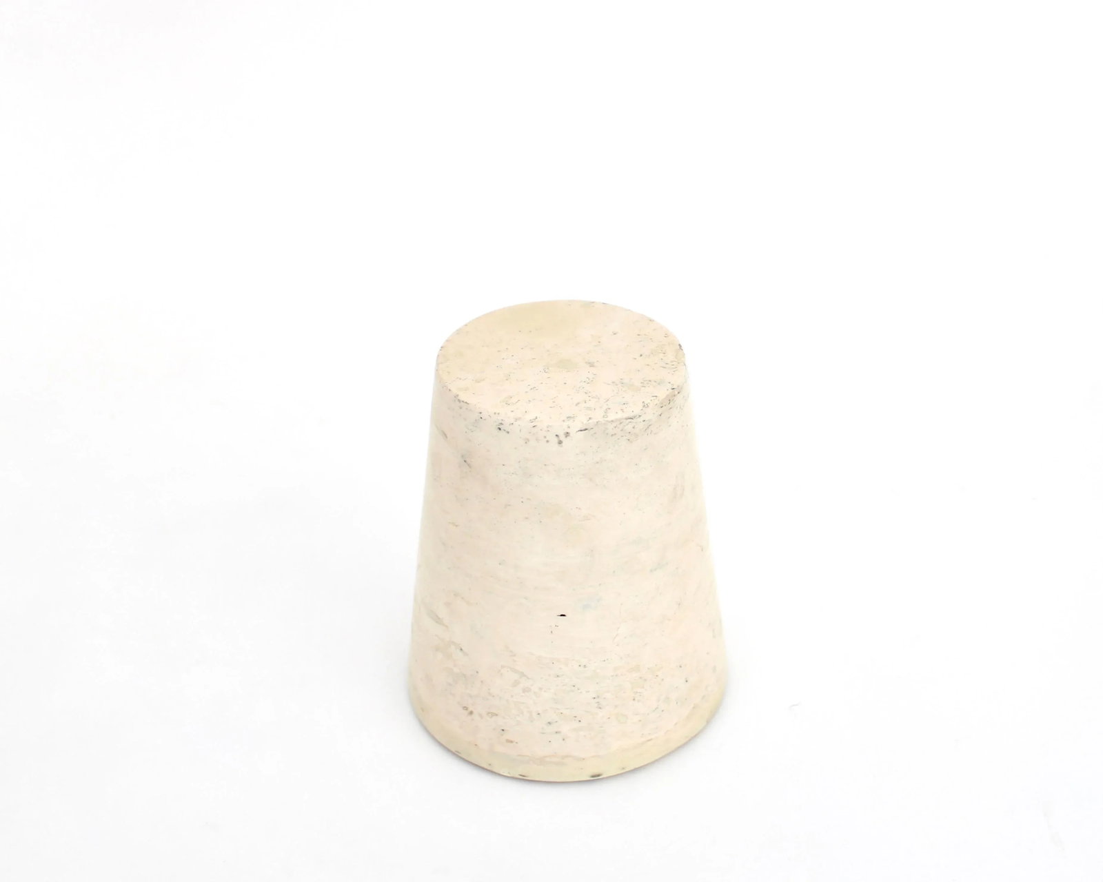 Italian Pale Cream Solid Architectural Marble Cone Form - 6