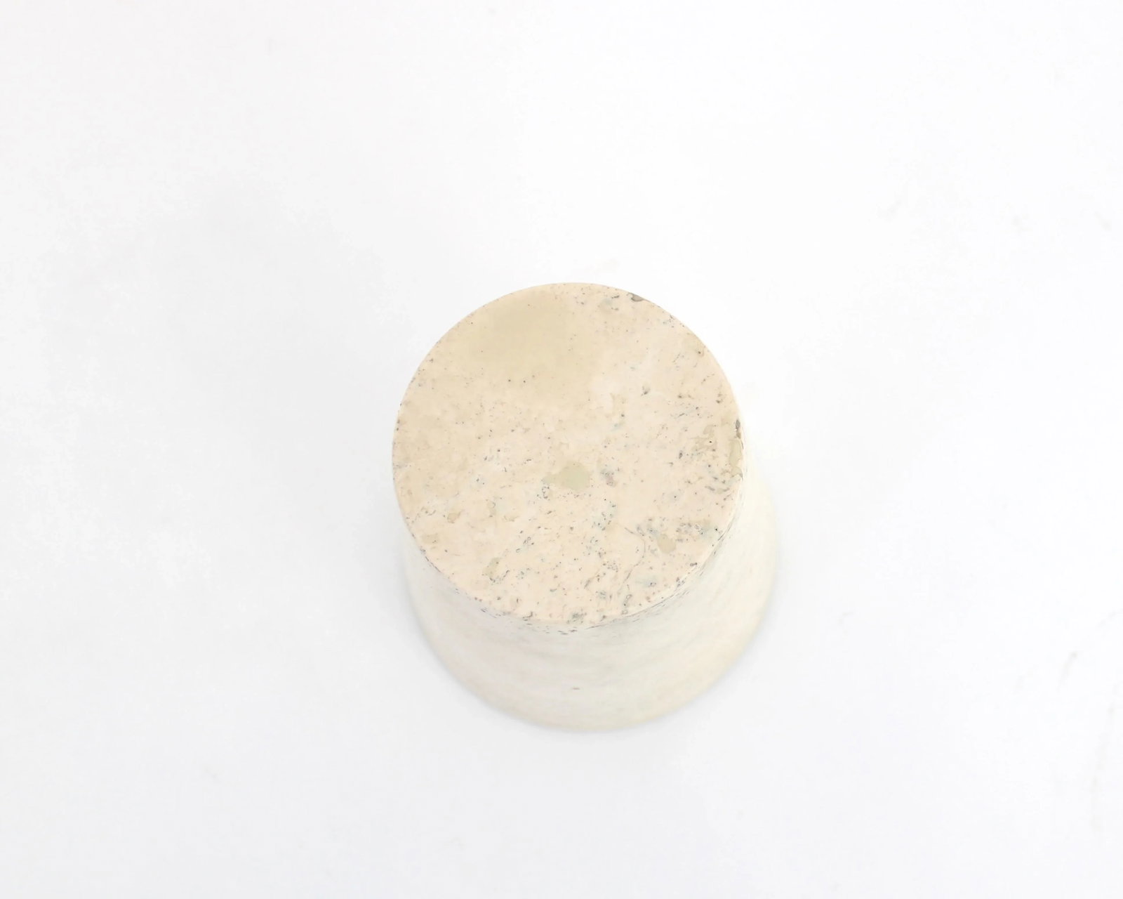 Italian Pale Cream Solid Architectural Marble Cone Form - 7