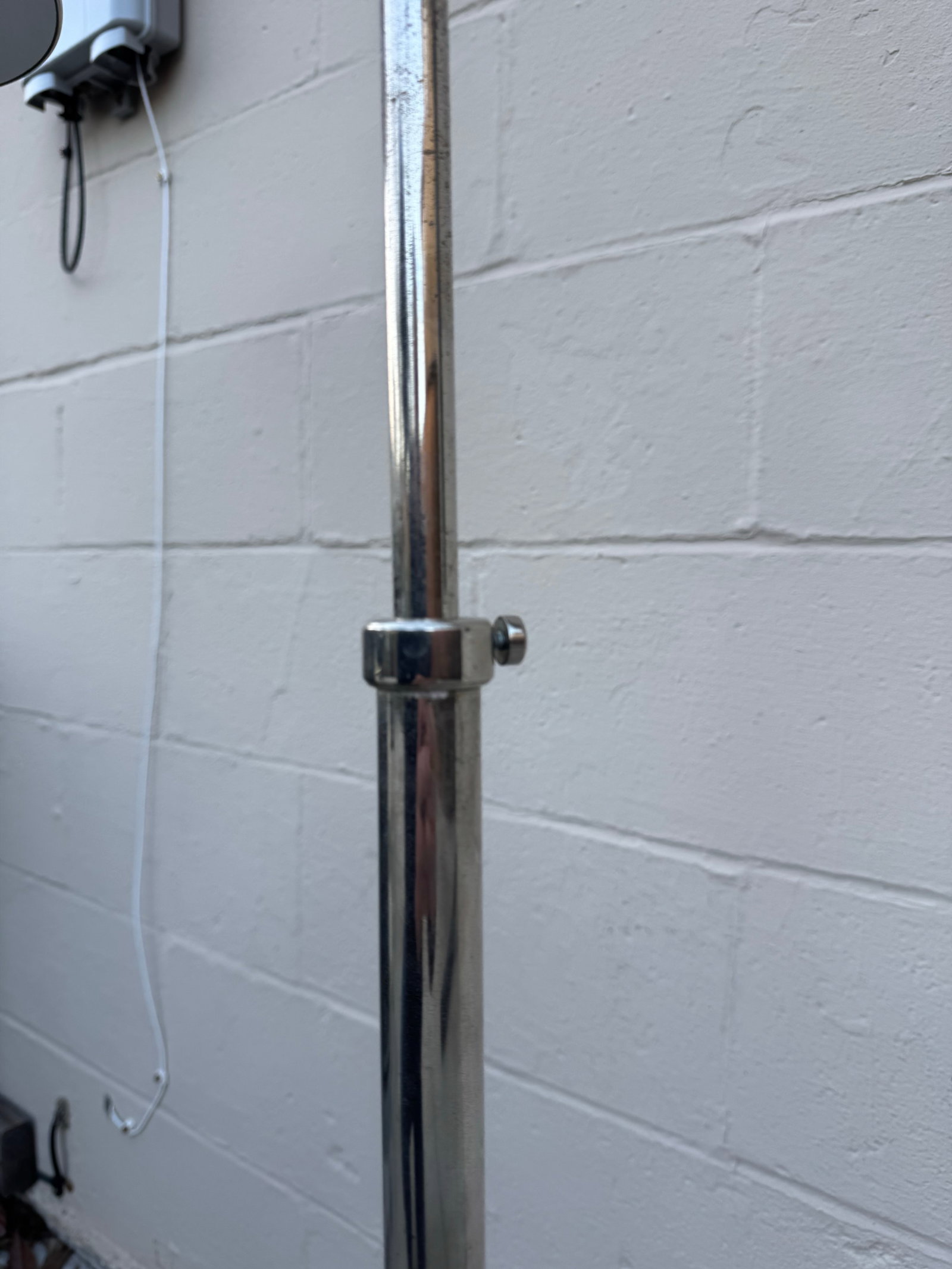 Vintage 1970s Mid Century Modern Attributed to Koch & Lowy Chrome Pharmacy Floor Lamp, Adjustable Re - 4
