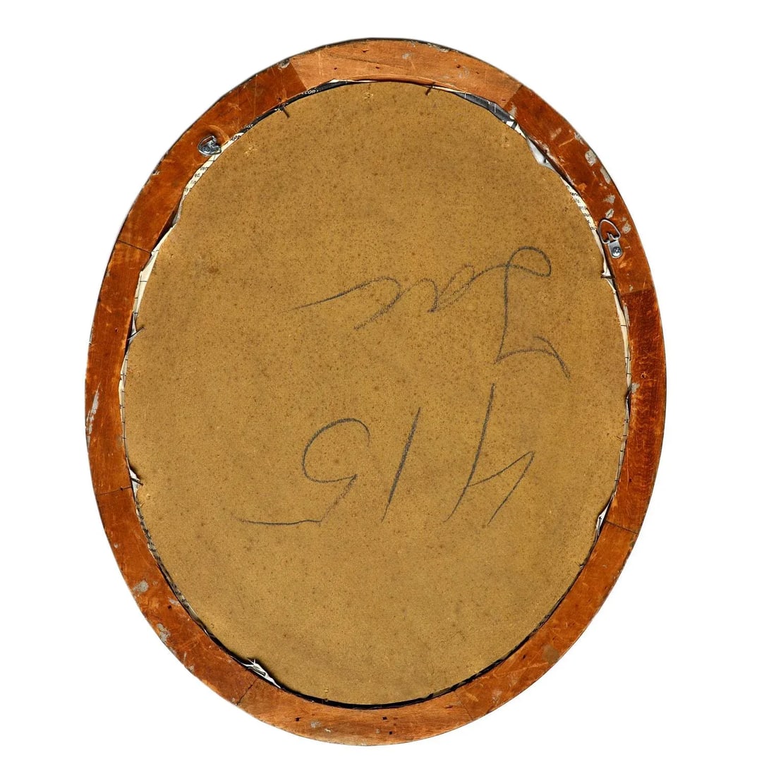 Vintage Oval Wooden Frame - 2