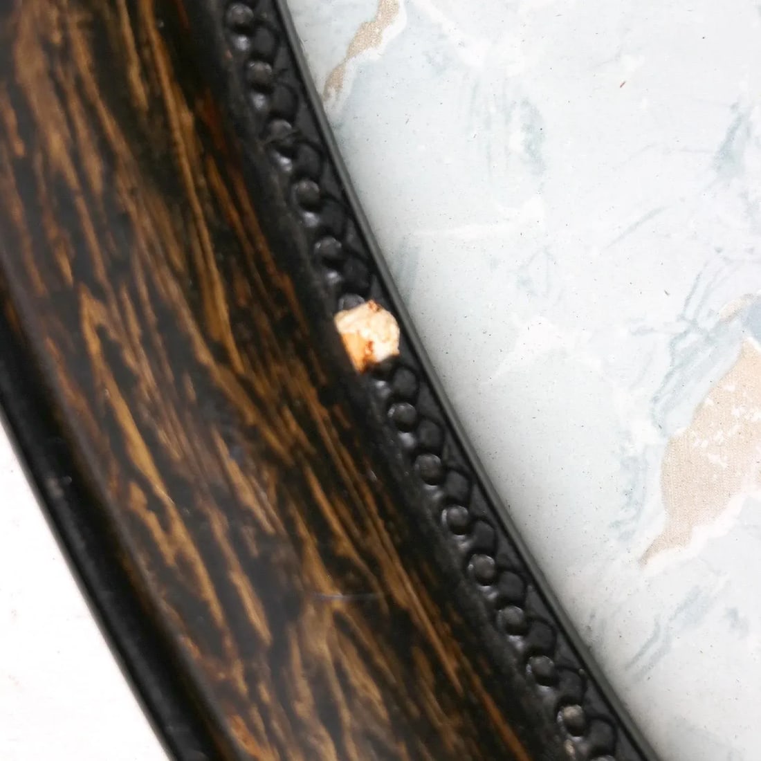 Vintage Oval Wooden Frame - 3