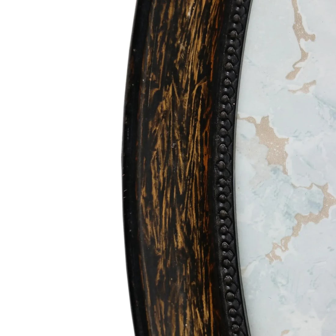 Vintage Oval Wooden Frame - 4