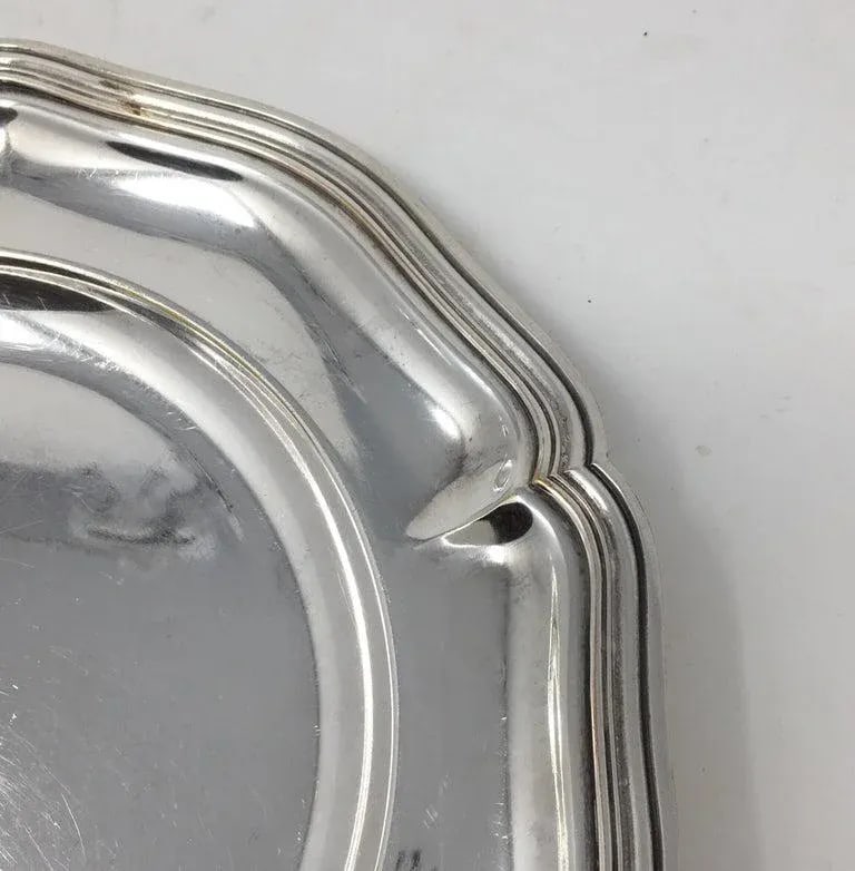 Vintage Hotel Silver Serving Platter - 10